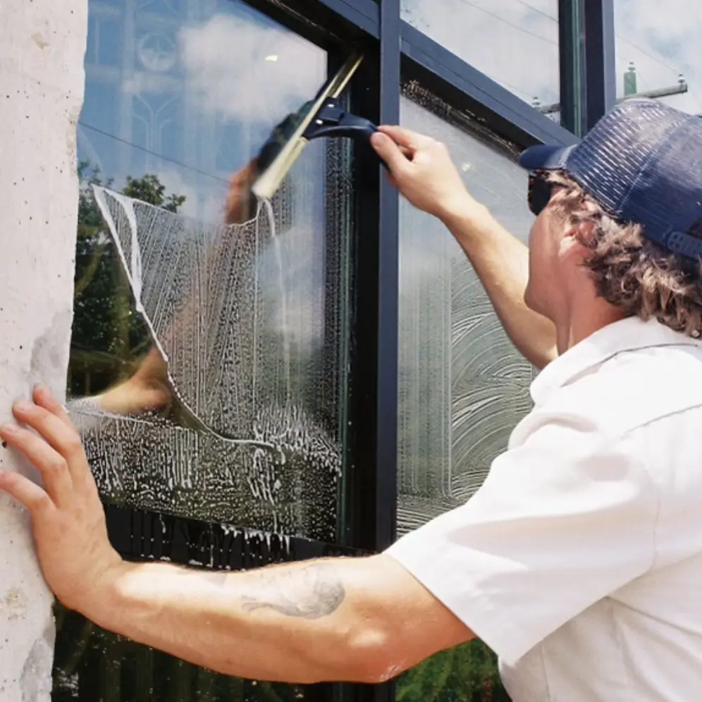 Pink's Window Services providing exterior window clean